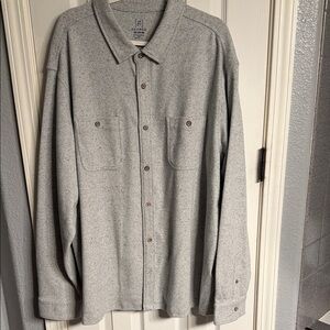 George Men's Light Gray Shirt Jacket 3XL (54-56)